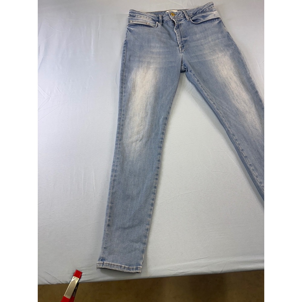 FRAME Le One Skinny Jeans Caspio Light Blue High Rise LOSK630 Size 2‎